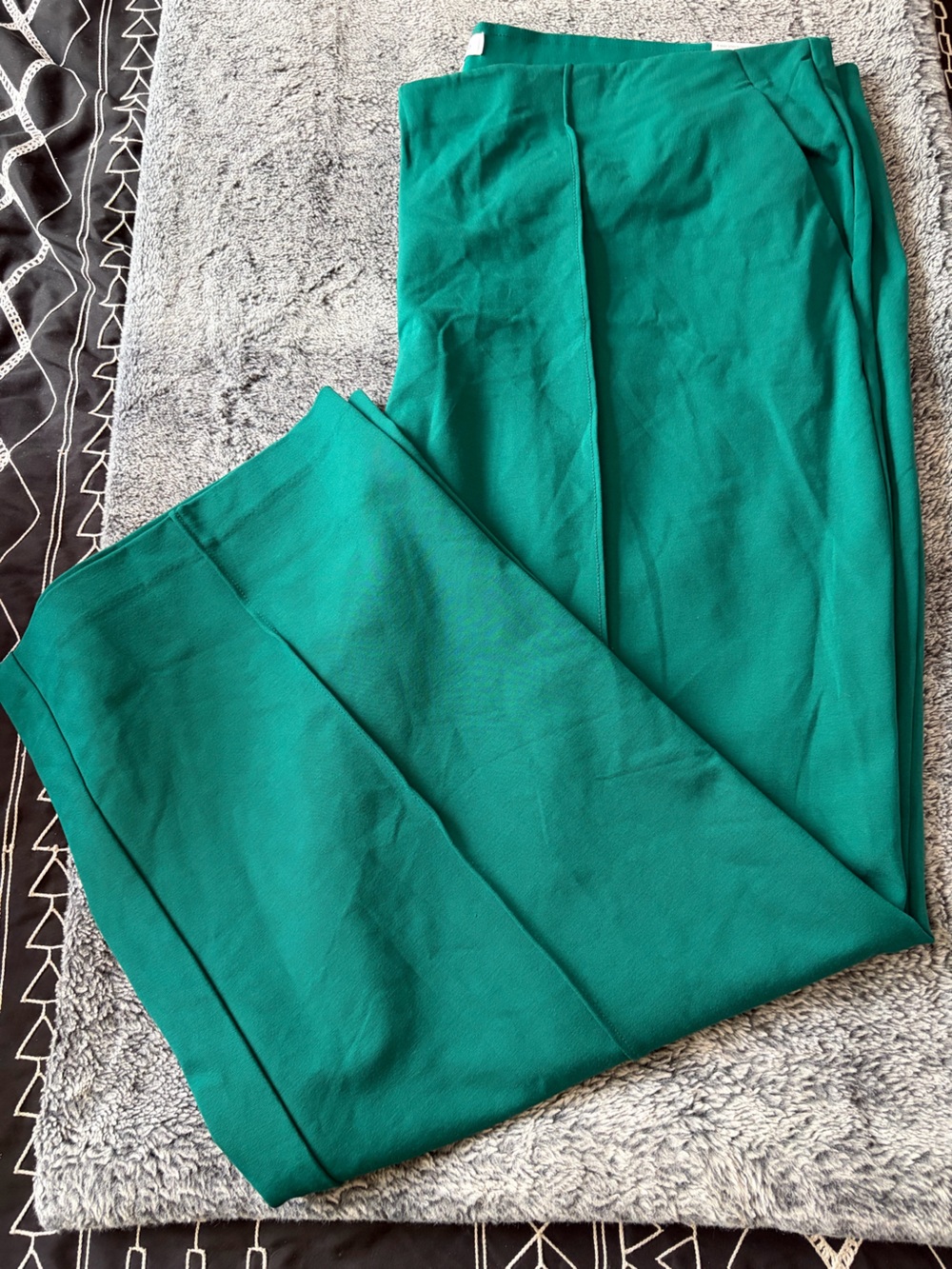 Liz Claiborne Emerald Green Wide Leg Jeans